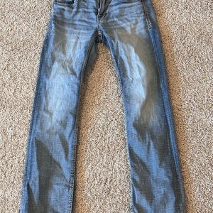 Buckle Aiden Men's Slim Straight Jeans in Faded Blue 28x32